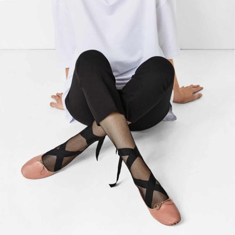 Zara Lace Up Ballet Flats